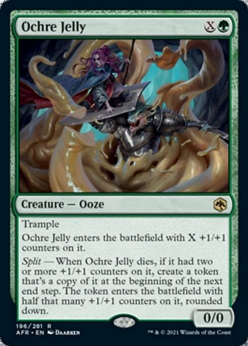 Ochre Jelly ~ Adventures in the Forgotten Realms [ NM ] [ Magic MTG ]