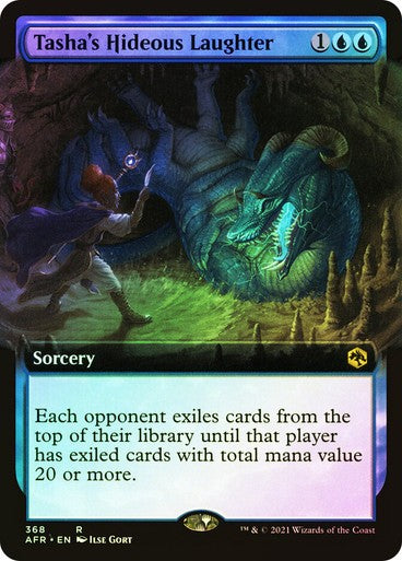FOIL BORDERLESS Tasha's Hideous Laughter ~ Adventures in the Forgotten Realms