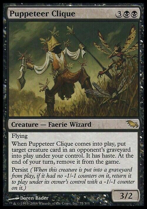 Puppeteer Clique ~ Shadowmoor [ Excellent ] [ Magic MTG ] - London Magic Traders Limited