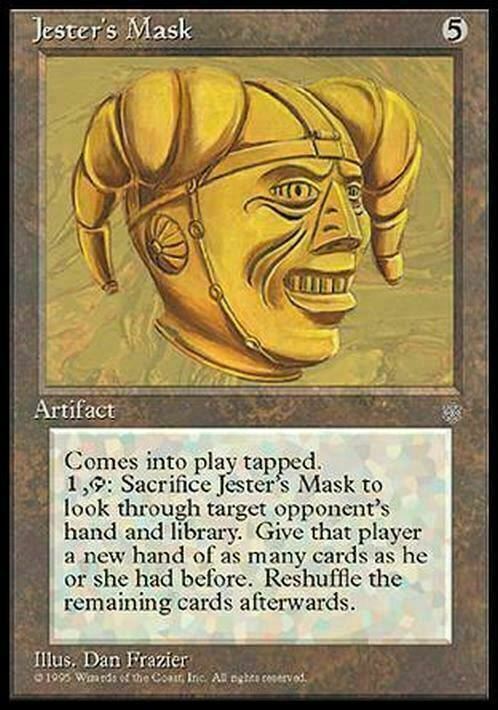 Jester's Mask ~ Ice Age [ GOOD CONDITION ] [ Magic MTG ] - London Magic Traders Limited