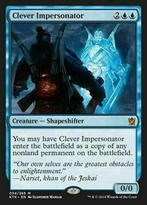 Clever Impersonator ~ Khans of Tarkir [ Excellent ] [ Magic MTG ] - London Magic Traders Limited