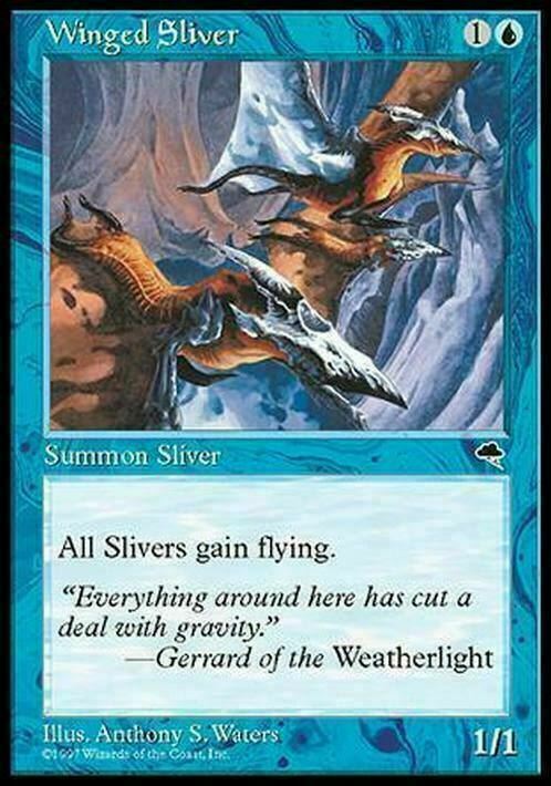 Winged Sliver ~ Tempest [ Excellent ] [ Magic MTG ] - London Magic Traders Limited