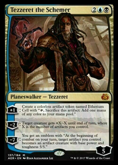 Tezzeret the Schemer ~ Aether Revolt [ Excellent ] [ Magic MTG ] - London Magic Traders Limited