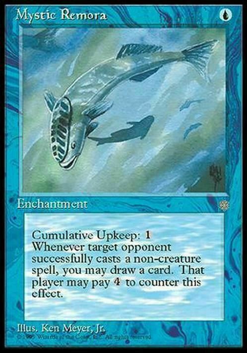 Mystic Remora ~ Ice Age [ Excellent ] [ Magic MTG ] - London Magic Traders Limited