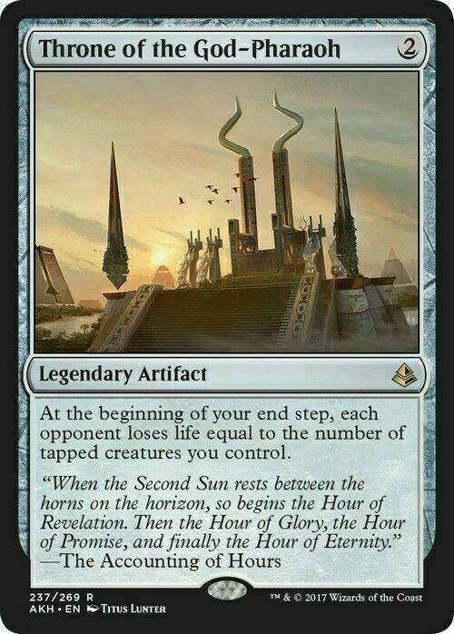 Throne of the God-Pharaoh ~ Amonkhet [ Excellent ] [ Magic MTG ] - London Magic Traders Limited