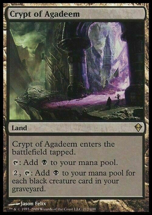 Crypt of Agadeem ~ Zendikar [ EX ] [ Magic MTG ] - London Magic Traders Limited