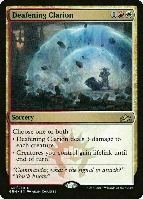 Deafening Clarion ~ Guilds of Ravnica [ Excellent ] [ Magic MTG ] - London Magic Traders Limited
