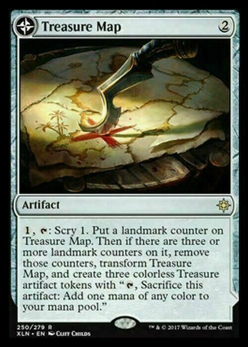 Treasure Map ~ Ixalan [ Excellent ] [ Magic MTG ] - London Magic Traders Limited