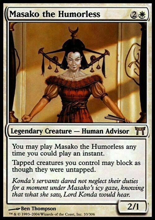 Masako the Humorless ~ Champions of Kamigawa [ Excellent ] [ Magic MTG ] - London Magic Traders Limited