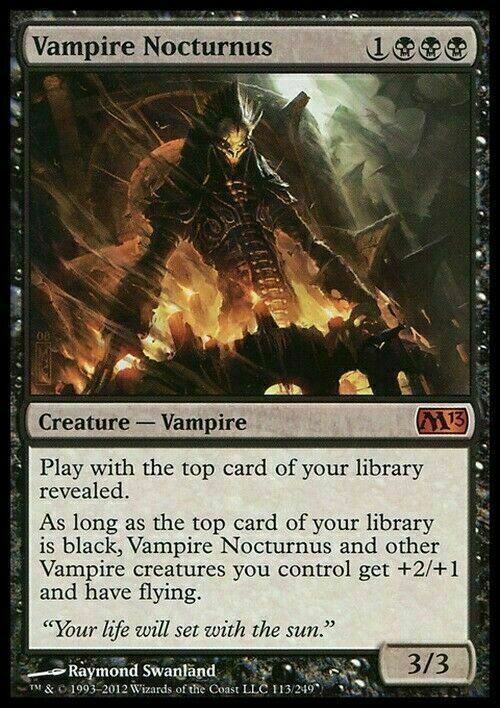 Vampire Nocturnus ~ Magic 2013 [ Excellent ] [ Magic MTG ] - London Magic Traders Limited