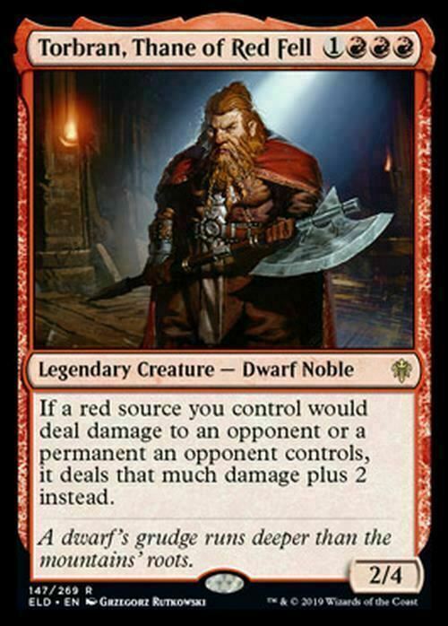 Torbran, Thane of Red Fell ~ Throne of Eldraine [ NearMint ] [ Magic MTG ] - London Magic Traders Limited