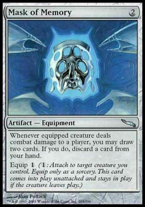 Mask of Memory ~ Mirrodin [ Excellent ] [ Magic MTG ] - London Magic Traders Limited