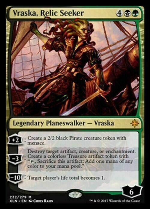 Vraska, Relic Seeker ~ Ixalan [ Excellent ] [ Magic MTG ] - London Magic Traders Limited