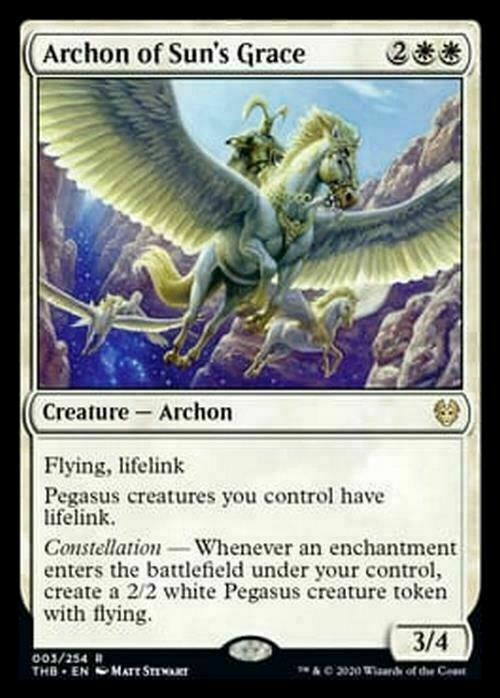 Archon of Sun's Grace ~ Theros Beyond Death [ NearMint ] [ Magic MTG ] - London Magic Traders Limited
