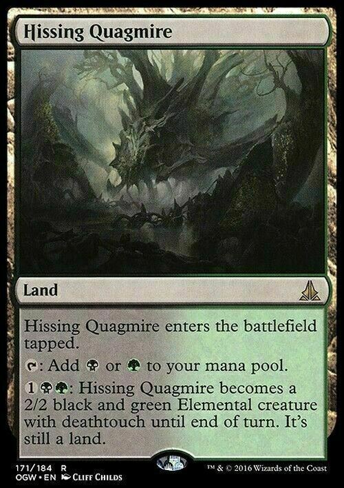 Hissing Quagmire ~ Oath of the Gatewatch [ Excellent ] [ Magic MTG ] - London Magic Traders Limited