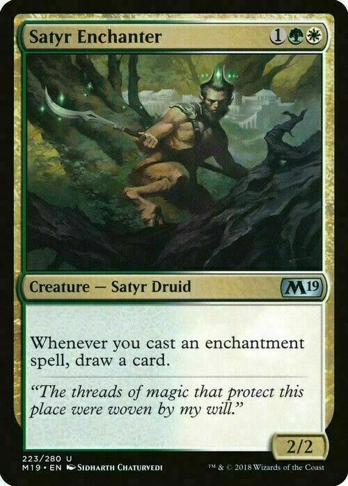 Satyr Enchanter ~ Core 2019 [ Excellent ] [ Magic MTG ] - London Magic Traders Limited