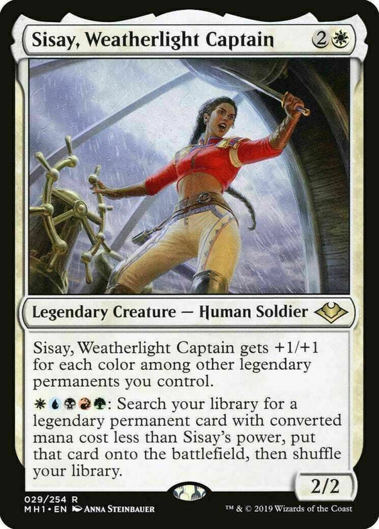 Sisay, Weatherlight Captain ~ Modern Horizons [ Excellent ] [ Magic MTG ] - London Magic Traders Limited