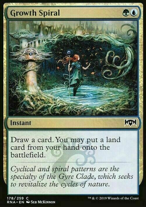 Growth Spiral ~ Ravnica Allegiance [ Excellent ] [ Magic MTG ] - London Magic Traders Limited