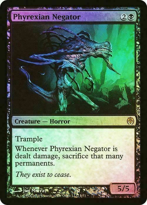 FOIL Phyrexian Negator ~ Duel Decks [ EX+ ] [ Magic MTG ] - London Magic Traders Limited