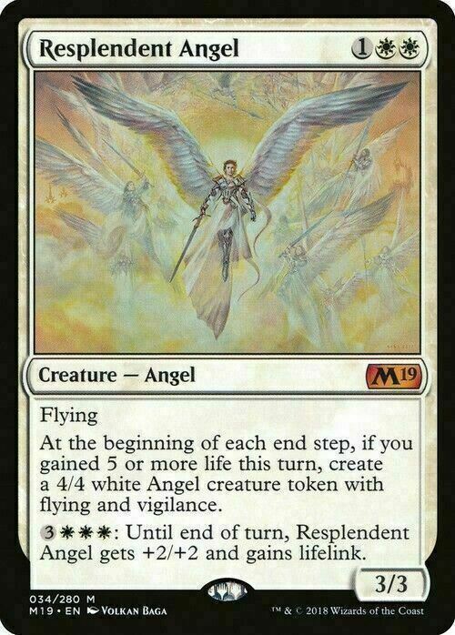 Resplendent Angel ~ Core 2019 [ NearMint ] [ Magic MTG ]