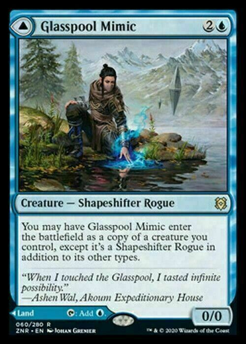 Glasspool Mimic ~ Zendikar Rising [ NearMint ] [ Magic MTG ] - London Magic Traders Limited