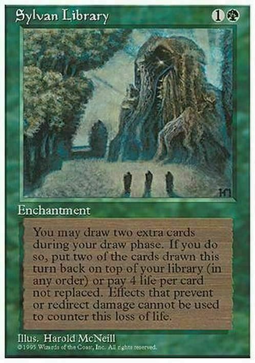 Sylvan Library ~ Fourth Edition [ NearMint ] [ Magic MTG ] - London Magic Traders Limited