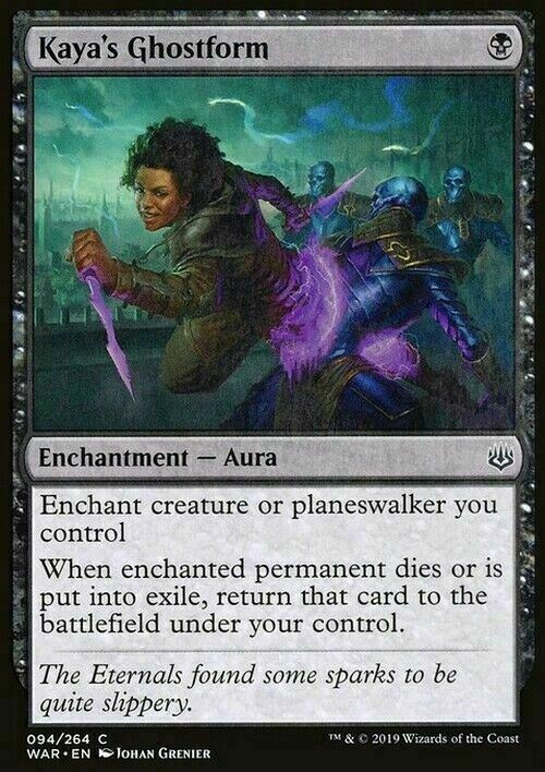 Kaya's Ghostform ~ War of the Spark [ Excellent ] [ Magic MTG ] - London Magic Traders Limited