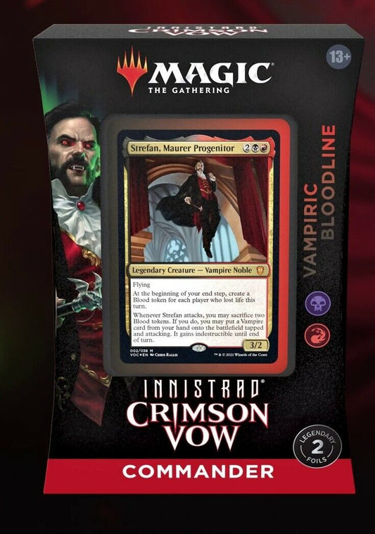 Vampiric Bloodline Deck ~ Commander: Crimson Vow ~ MTG Sealed