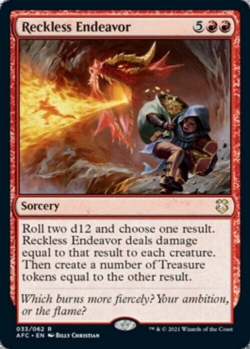 Reckless Endeavor ~ Commander: Adventures in the Forgotten Realms [ NM ] [ MTG ] - London Magic Traders Limited