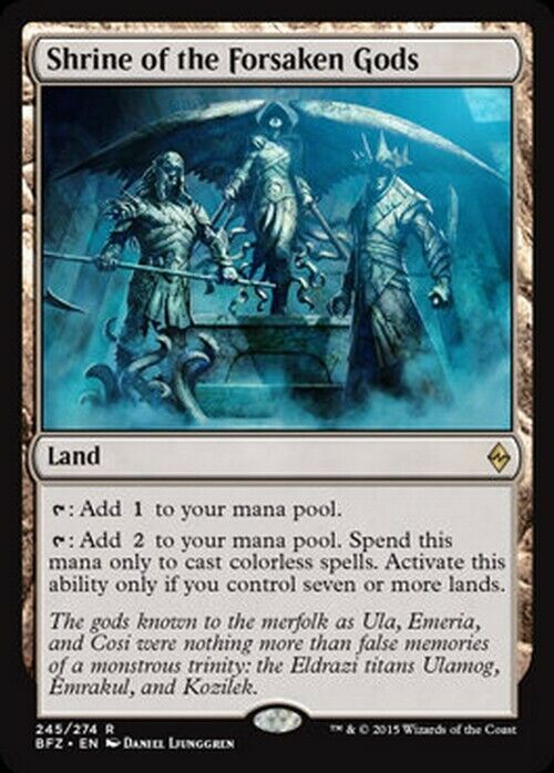 Shrine of the Forsaken Gods ~ Battle for Zendikar [ Excellent ] [ Magic MTG ] - London Magic Traders Limited