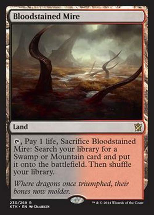 Bloodstained Mire ~ Khans of Tarkir [ Excellent+ ] [ Magic MTG ] - London Magic Traders Limited