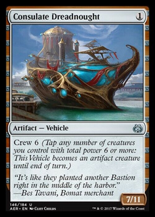 Consulate Dreadnought ~ Aether Revolt [ Excellent ] [ Magic MTG ] - London Magic Traders Limited