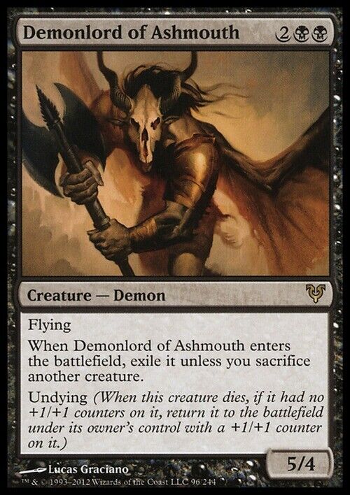 Demonlord of Ashmouth ~ Avacyn Restored [ Excellent ] [ Magic MTG ] - London Magic Traders Limited