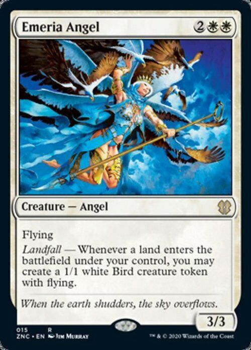 Emeria Angel ~ Commander: Zendikar Rising [ NearMint ] [ Magic MTG ] - London Magic Traders Limited