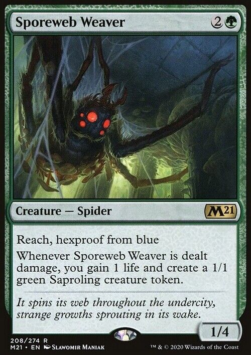 Sporeweb Weaver ~ Core 2021 [ NearMint ] [ Magic MTG ] - London Magic Traders Limited