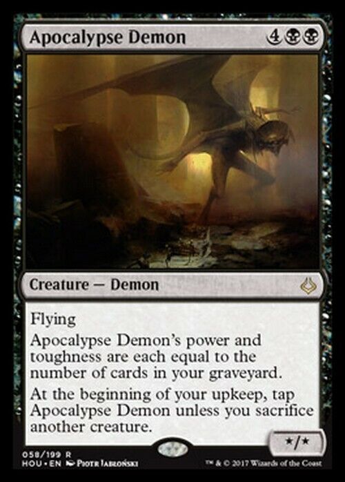Apocalypse Demon ~ Hour of Devastation [ Excellent ] [ Magic MTG ]