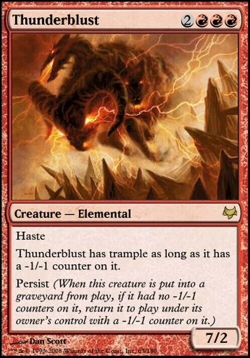 Thunderblust ~ Eventide [ Excellent ] [ Magic MTG ] - London Magic Traders Limited