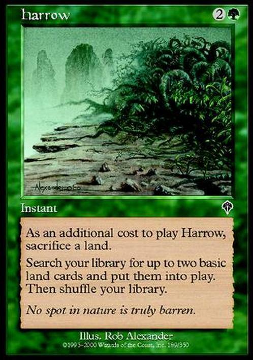 Harrow ~ Invasion [ Excellent ] [ Magic MTG ] - London Magic Traders Limited