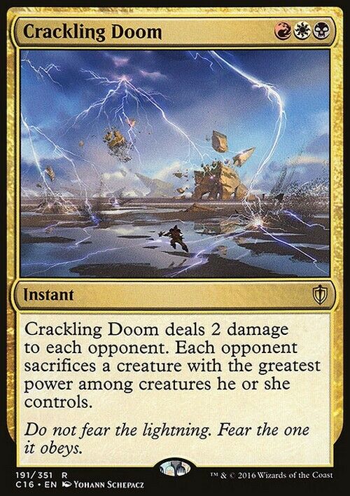 Crackling Doom ~ Commander 2016 [ NearMint ] [ Magic MTG ]