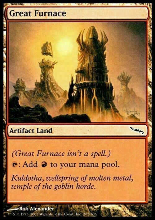 Great Furnace ~ Mirrodin [ EX ] [ Magic MTG ] - London Magic Traders Limited