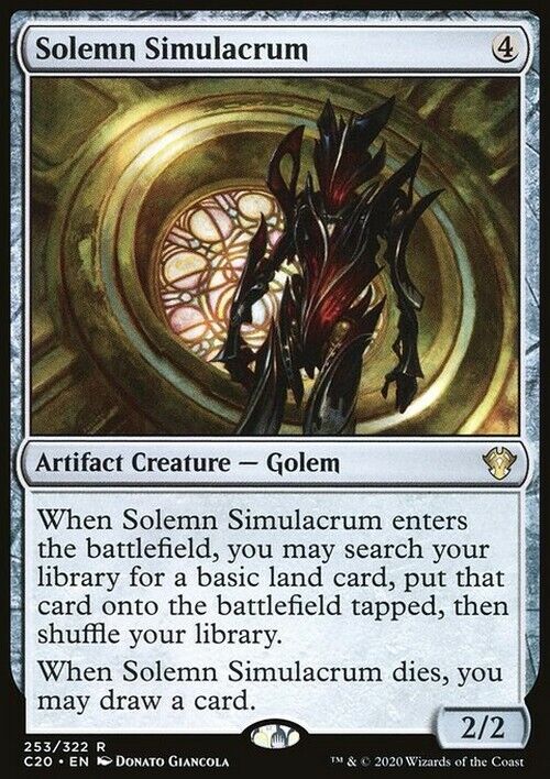 Solemn Simulacrum ~ Commander: Ikoria [ Excellent ] [ Magic MTG ] - London Magic Traders Limited