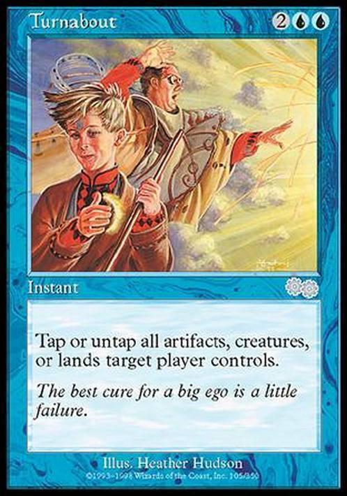 Turnabout ~ Urza's Saga [ Excellent ] [ Magic MTG ] - London Magic Traders Limited