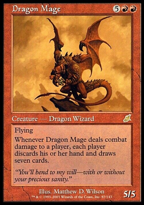 Dragon Mage ~ Scourge [ MODERATELY PLAYED ] [ Magic MTG ] - London Magic Traders Limited