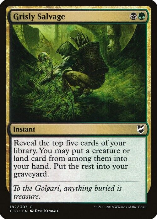 Grisly Salvage ~ Commander 2018 [ Excellent ] [ Magic MTG ] - London Magic Traders Limited