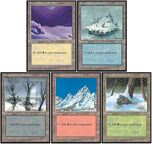 Choose your SNOW-COVERED LAND ~ Ice Age [ Excellent ] [ Magic MTG ] - London Magic Traders Limited