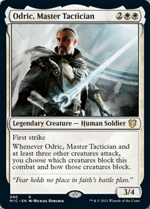Odric, Master Tactician ~ Commander: Midnight Hunt [ NearMint ] [ Magic MTG ] - London Magic Traders Limited