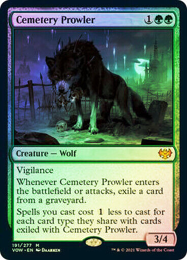 FOIL Cemetery Prowler ~ Crimson Vow [ NearMint ] [ Magic MTG ] - London Magic Traders Limited