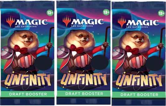 3 x Draft Booster Pack ~ Unfinity ~ Magic the Gathering MTG Sealed - London Magic Traders Limited