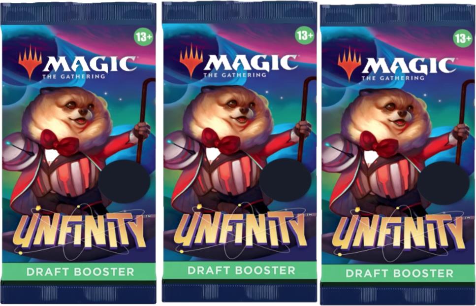 3 x Draft Booster Pack ~ Unfinity ~ Magic the Gathering MTG Sealed - London Magic Traders Limited