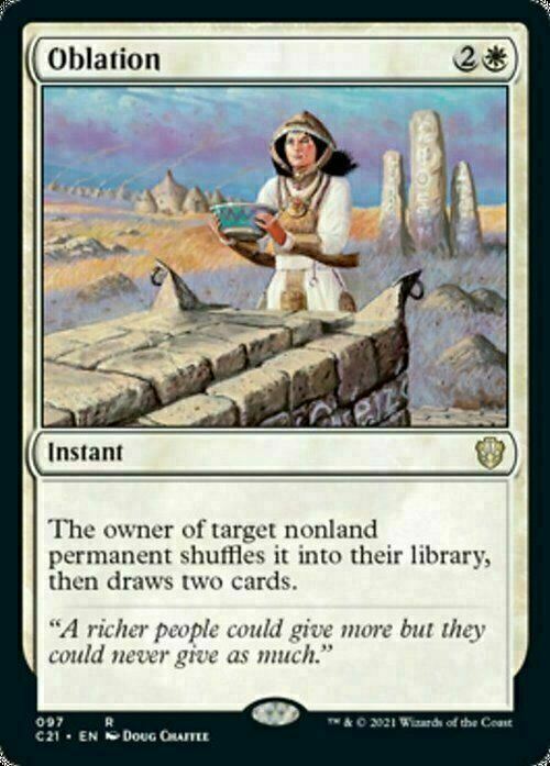Oblation ~ Commander: Strixhaven [ NearMint ] [ Magic MTG ] - London Magic Traders Limited